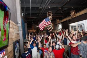 USA Soccer w flag
