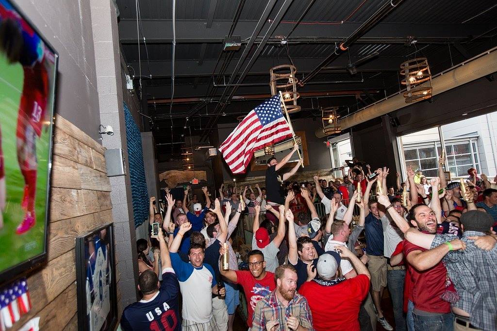 USA Soccer w flag